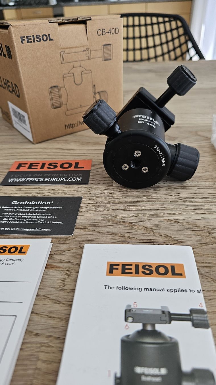 Treppiedi & Teste: Feisol Ballhead CB-40D Kugelkopf – Usato da Sugiez venduto da Adi2172 3