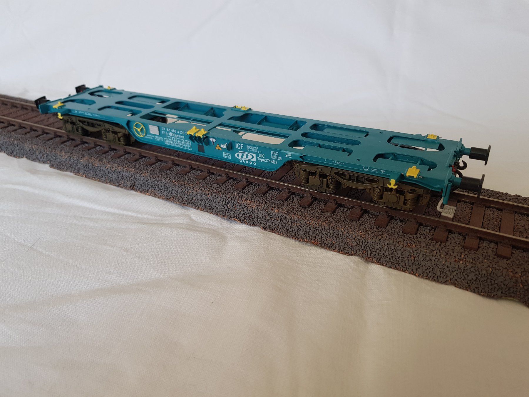 Modellini di ferrovie: Lehmann Container-Tragwagen – Nuovo (secondo la descrizione) da Luzern venduto da inca55