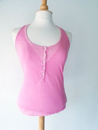 TOP PATRIZIA PEPE 36 TANKTOP ROSA SOMMERTOP ROCK KLEID BLUSE