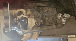 Getränkedispenser Glas mit Zapfhahn guter Zustand ca 10L