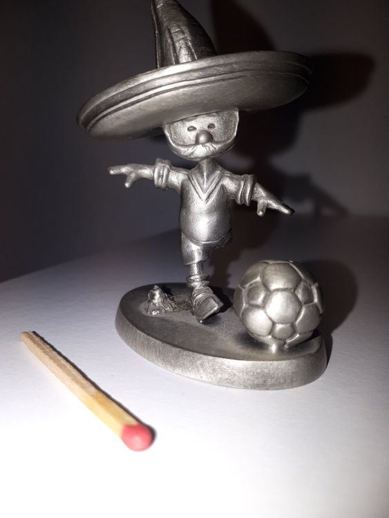 figurine mascotte officiel Pique Mexico 1986 football vintage FIFA