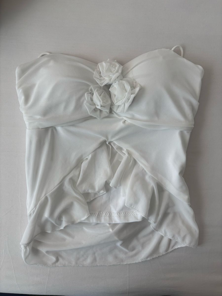 Kleider: Weisses Kleid 2-teilig – Neu (gemäss Beschreibung) aus Arbon von Ursula_566 1