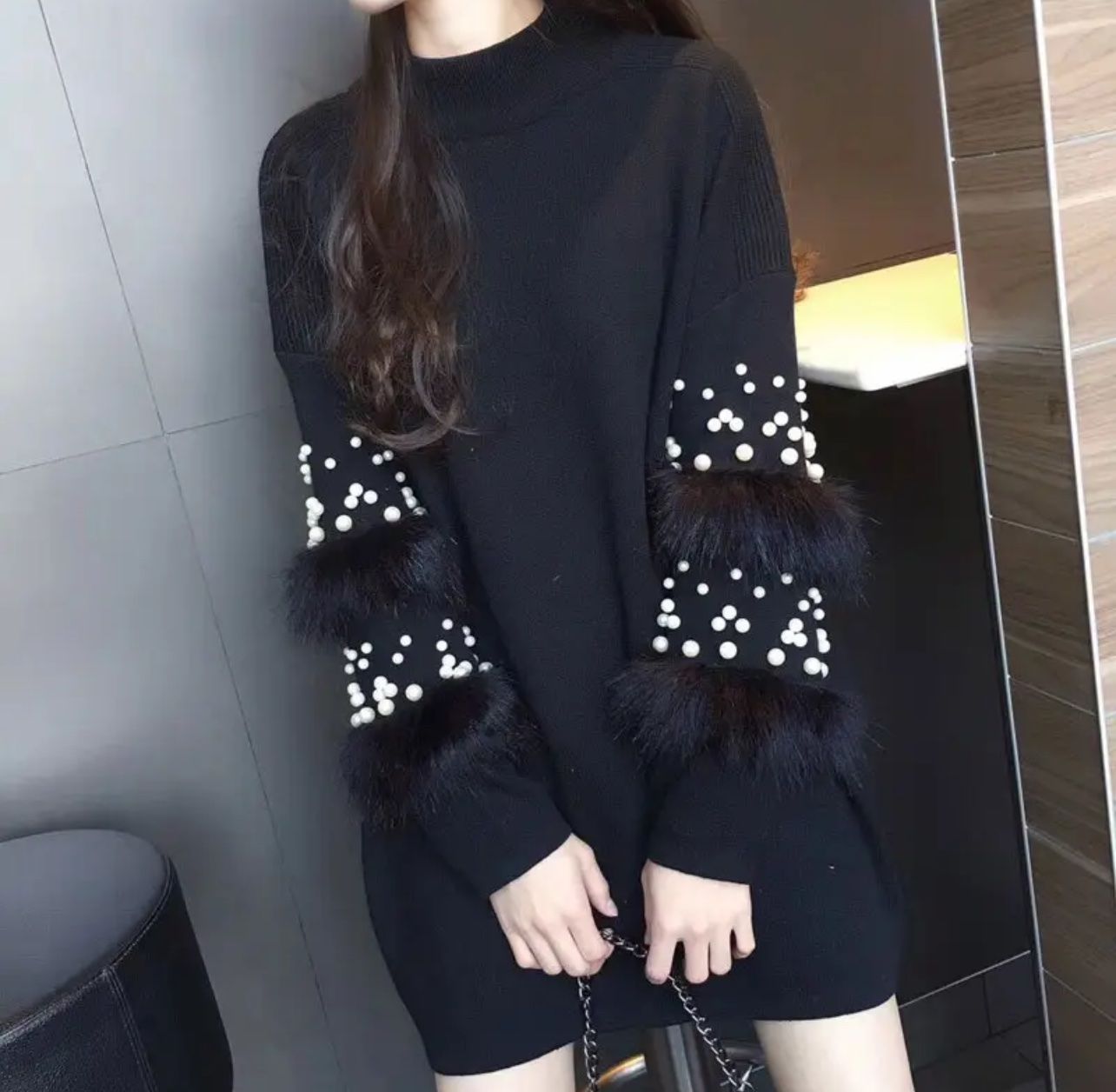 Maglioni & Felpe: Wunderschöner Longpullover mit Perlen Gr S – Nuovo (secondo la descrizione) da Bassersdorf venduto da Sandy456