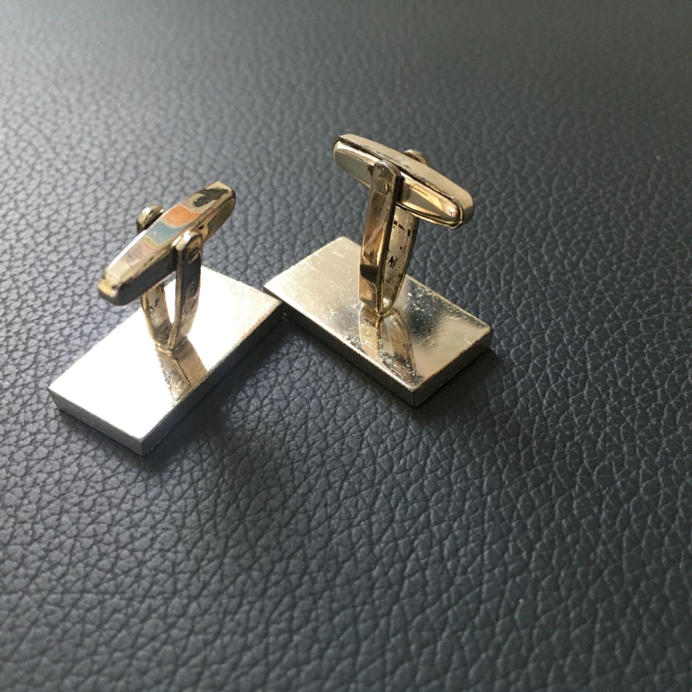 Gemelli: versilberte Manschettenknöpfe Vintage – Usato da Freienwil venduto da Hubi030 2
