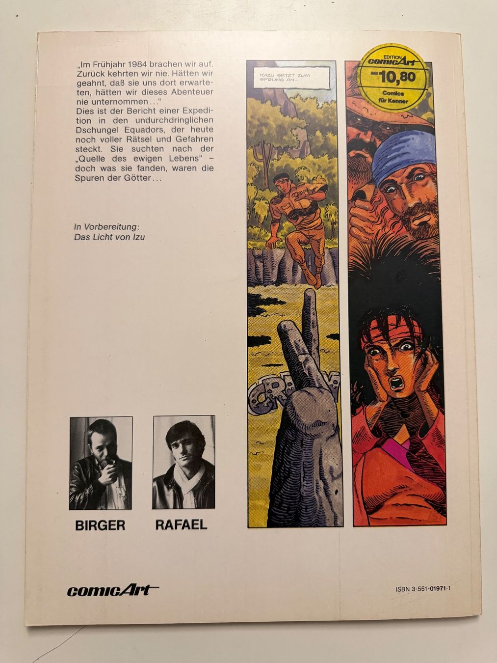 Fumetti: DIE SPUREN DER GÖTTER 1 - Birger / Rafael – Usato da Münsingen venduto da Ganjam 2
