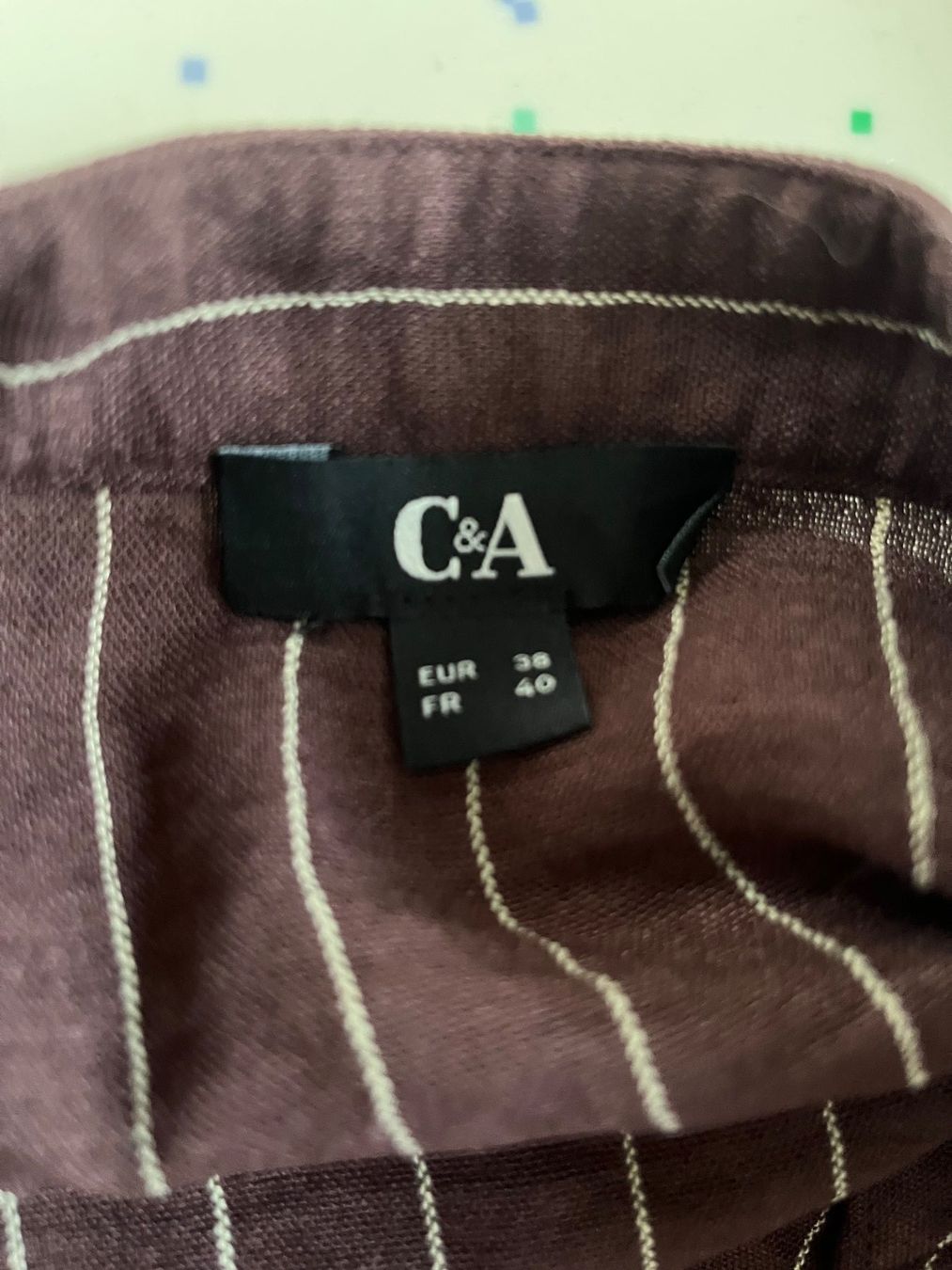 C&A Vestiti: C&A Kleid gestreift Gr. 40 – Usato da Utzenstorf venduto da Ismaele 4