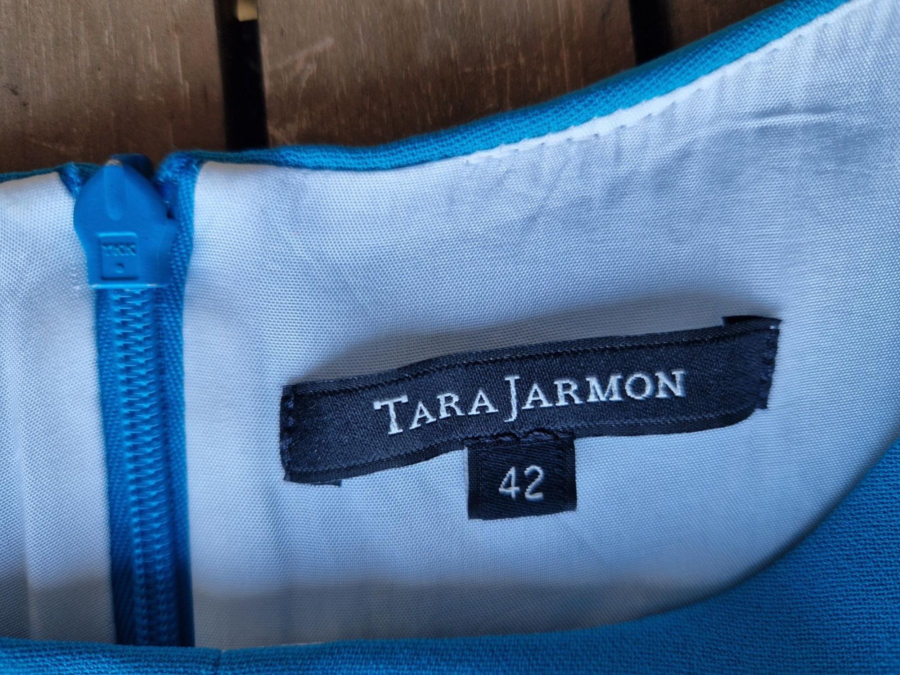 Tara Jarmon Vestiti: Magnifique robe Tara Jarmon. Turquoise. Taille 42. – Usato da Gryon venduto da dra_qxh2 2
