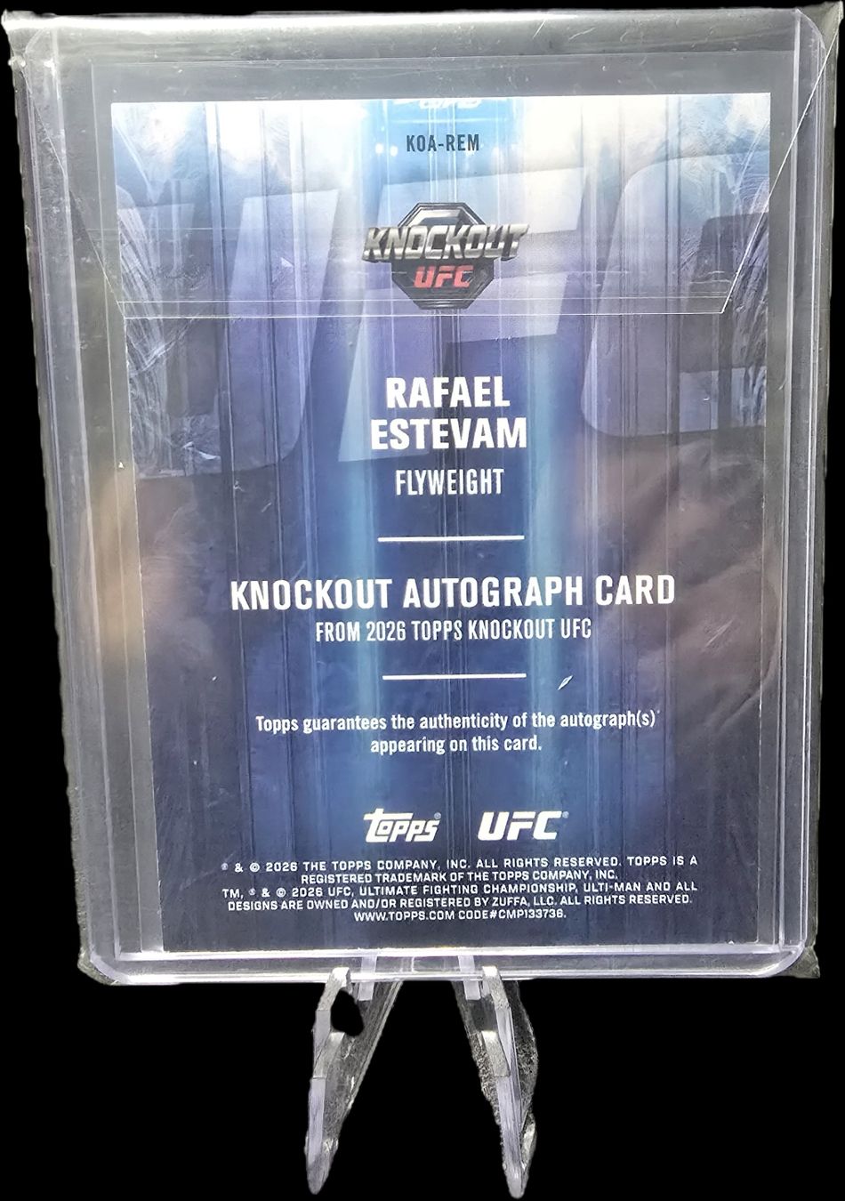 Topps Carte collezionabili: Rafael Estevam Platinum Auto 1/1 UFC – Nuovo (secondo la descrizione) da Sementina venduto da PlatinumCollectibles 1