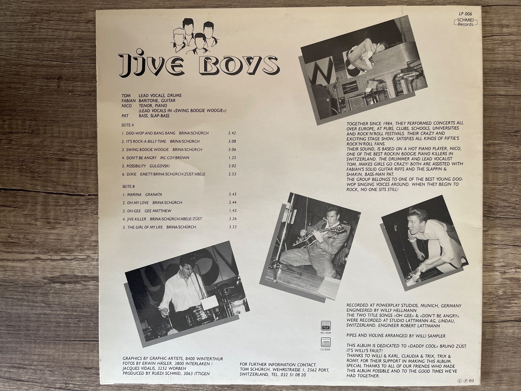 Dischi in vinile: A15/Jive Boys – Usato da Frutigen venduto da Philippe_jsp 1