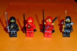Lego Ninjago/4 Minifiguren njo0006, njo0007, njo0032,njo0039