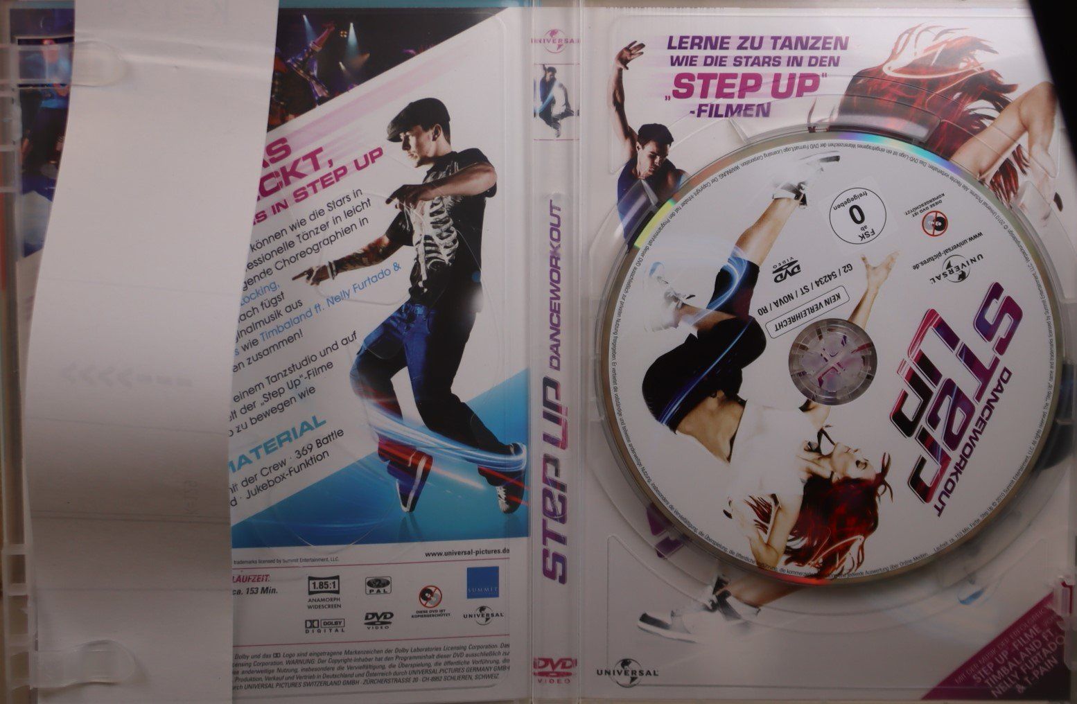 Tutti i DVDs: Step Up -Danceworkout – Usato da Luzern venduto da CONTENTI 1