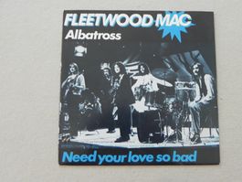 Single 7" Rock Band Fleetwood Mac neuere Press1969 Albatross