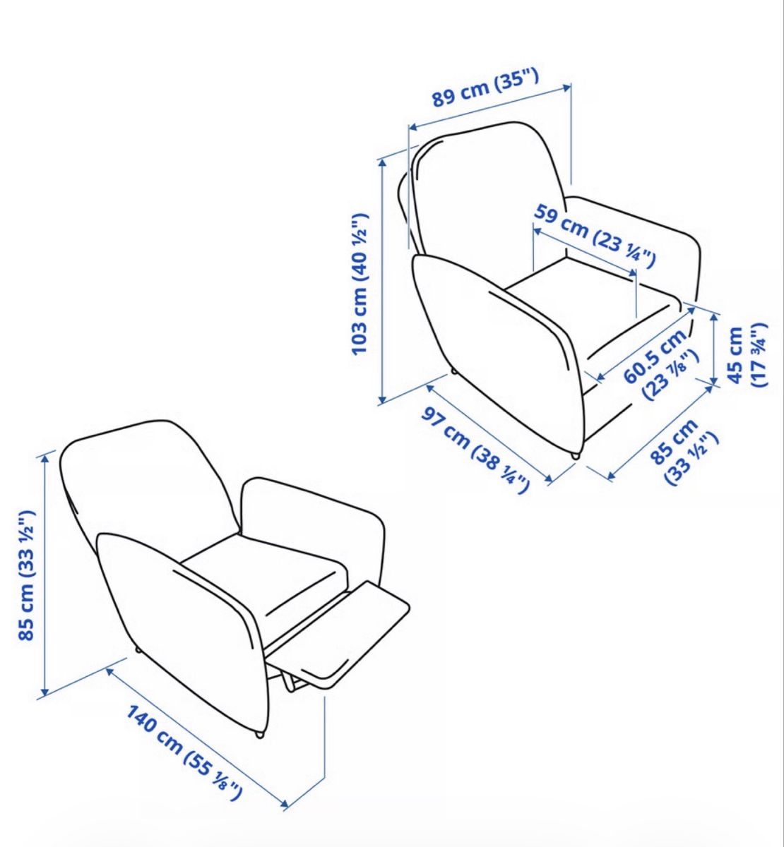 Ikea Sessel: Ekolsund Ruhesessel / TV- Sessel – Gebraucht aus Zweisimmen von Fxshovel74 3