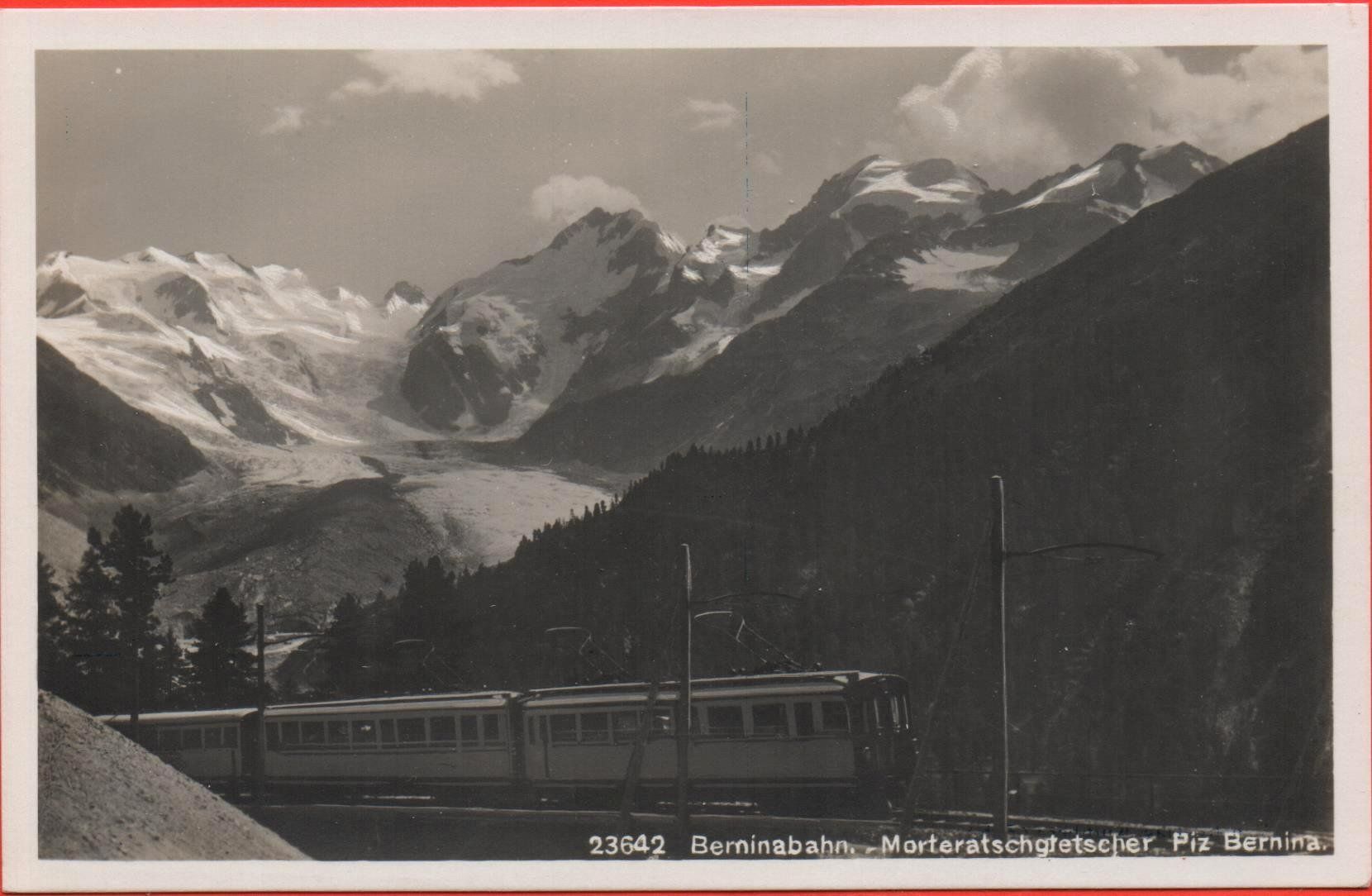Cartoline postali: BERNINABAHN Morteratschgletscher, Piz Bernina – Nuovo (secondo la descrizione) da Jona venduto da philajona