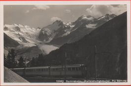 BERNINABAHN Morteratschgletscher, Piz Bernina