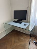 Designer Glas Schreibtisch von La Redoute