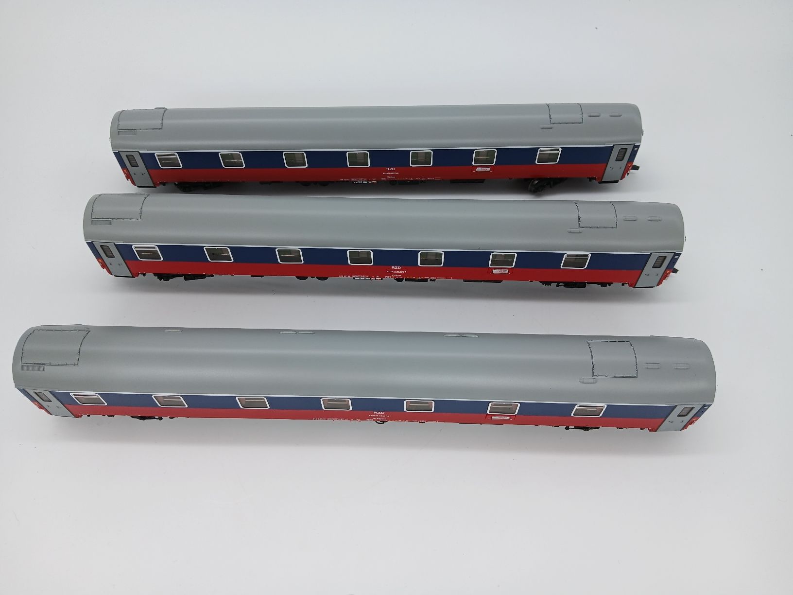 LS Models Modellini di ferrovie: LS Models Set 48 026 RZD WLAB 3 Teilig – Nuovo (secondo la descrizione) da Interlaken venduto da F.Loco 3