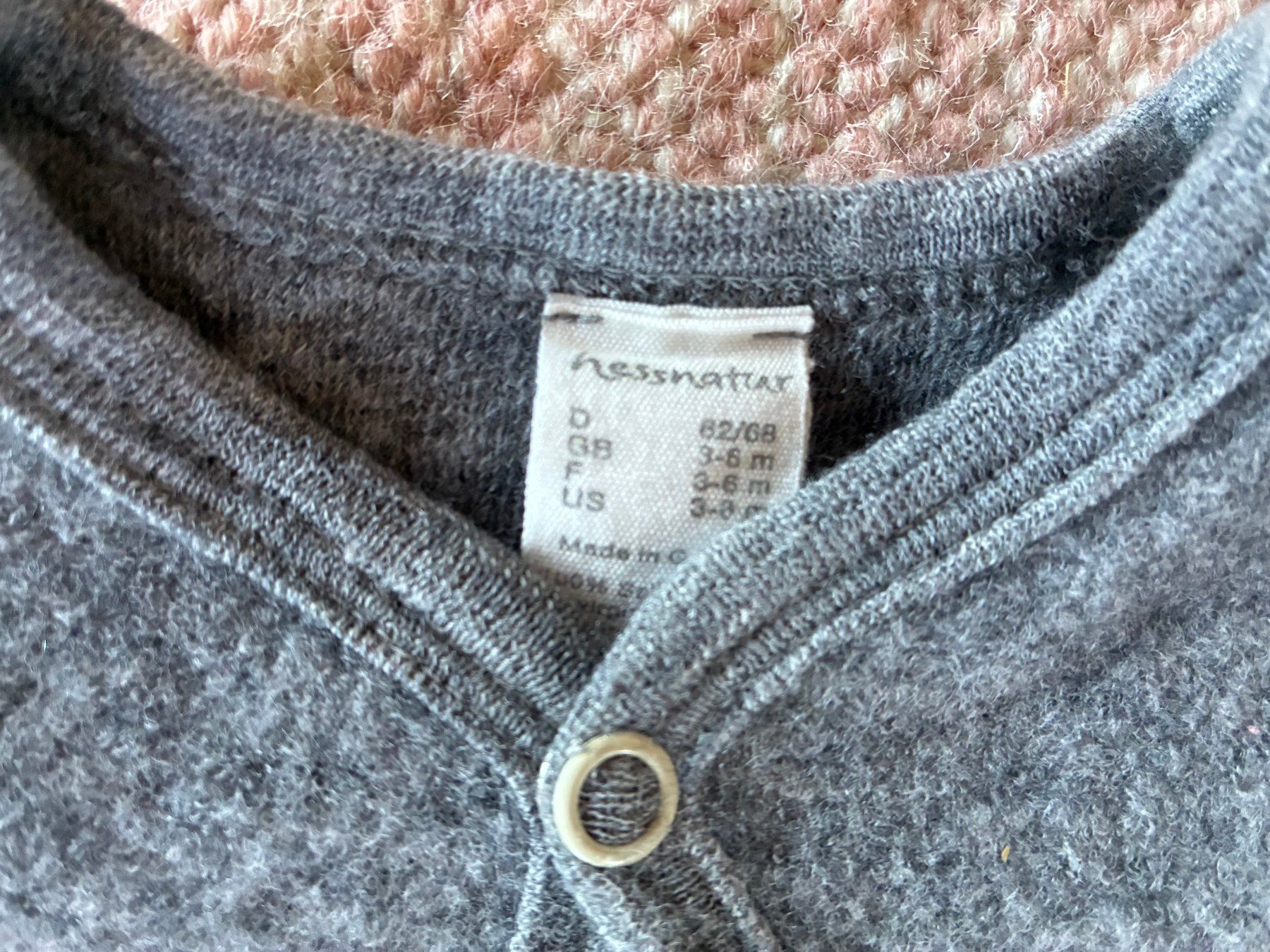 Hessnatur Pagliaccetti: Hessnatur Wolle Frotte Strampler – Usato da Schwanden i. E. venduto da Magnolia88 3