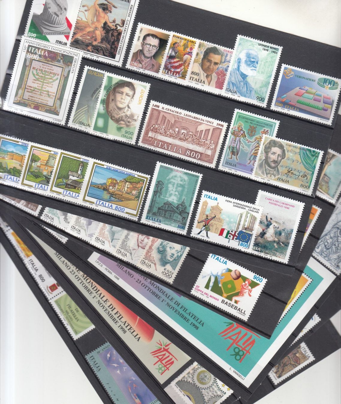 Tutti i francobolli: Italien 1998 postfrisch – Usato da Bürglen TG venduto da StampGraf