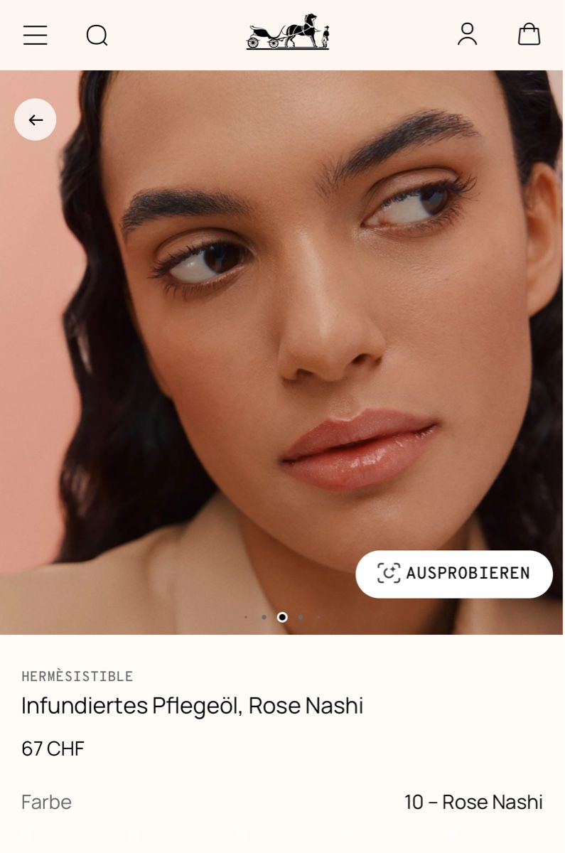 Make-up: Hermès Lippenöl Rose Nashi Neu – Neu (gemäss Beschreibung) aus Gümligen von kleiderschrankbe6 5