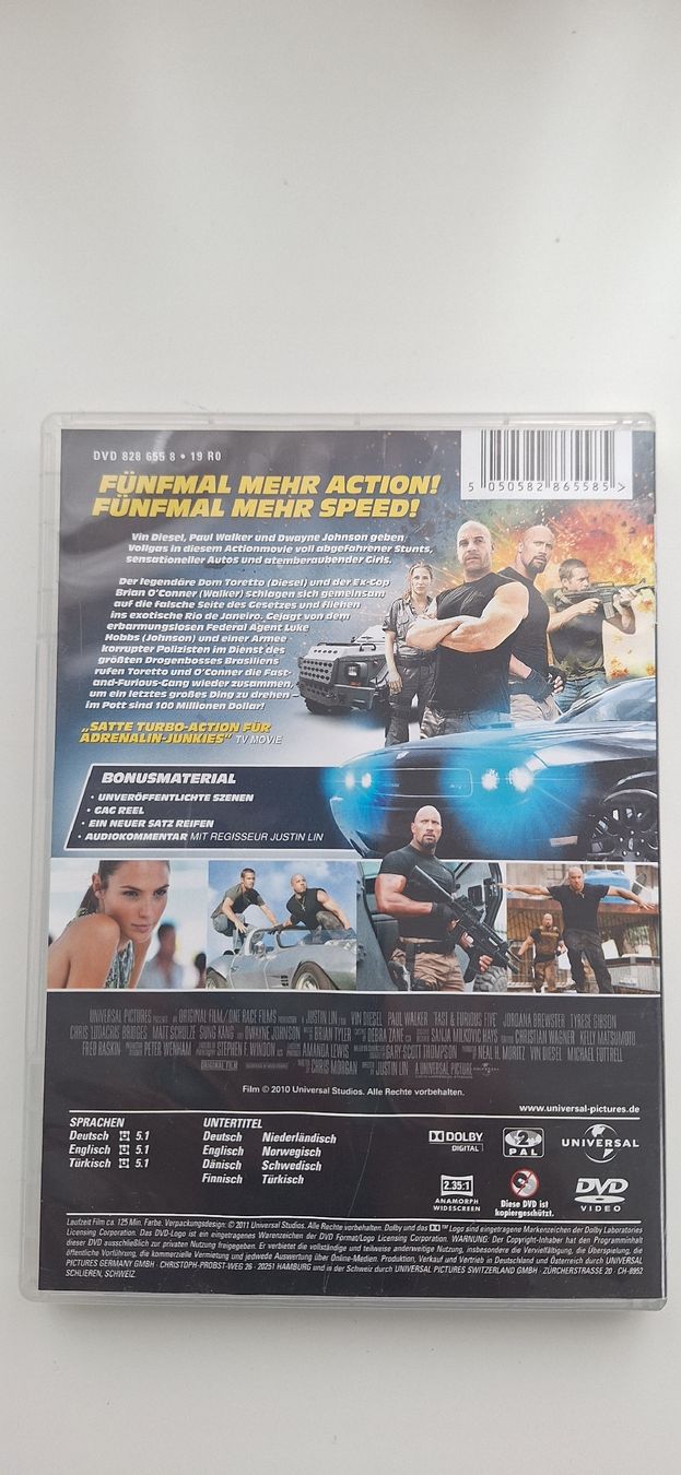 Tutti i DVDs: Fast & Furious 5 DVD – Usato da Schwyz venduto da cla_8w6t 1