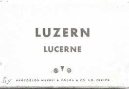 Luzern LU Leporello 12 AK Wehrli um 1930  sehr gut erhalten