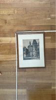 Alte Stadtansicht Kupferstich gerahmt Kunstspiegel AG
