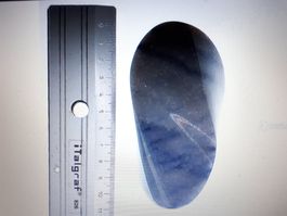 Oloid Blauquarz 11cm Neu Handgeschliffen CH Kunsthandwerk