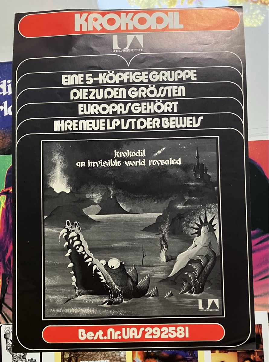 Schallplatten: Krokodil an invisible world revealed LP mit Werbung – Neu (gemäss Beschreibung) aus Basel von Gholb 6