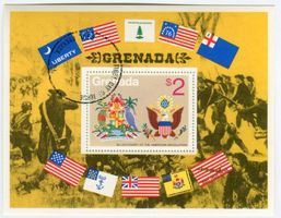Block Unabhängigkeitskrieg USA. Grenada