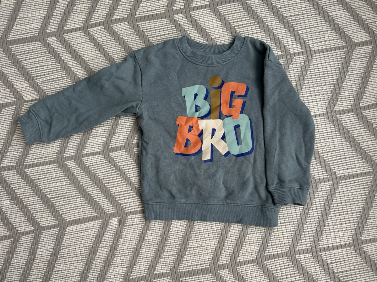 H&M Pullover & Sweatshirts: Sweatshirt / Pulli „Big Bro“ Gr. 98/104 – Gebraucht aus Schinznach Dorf von meee_l
