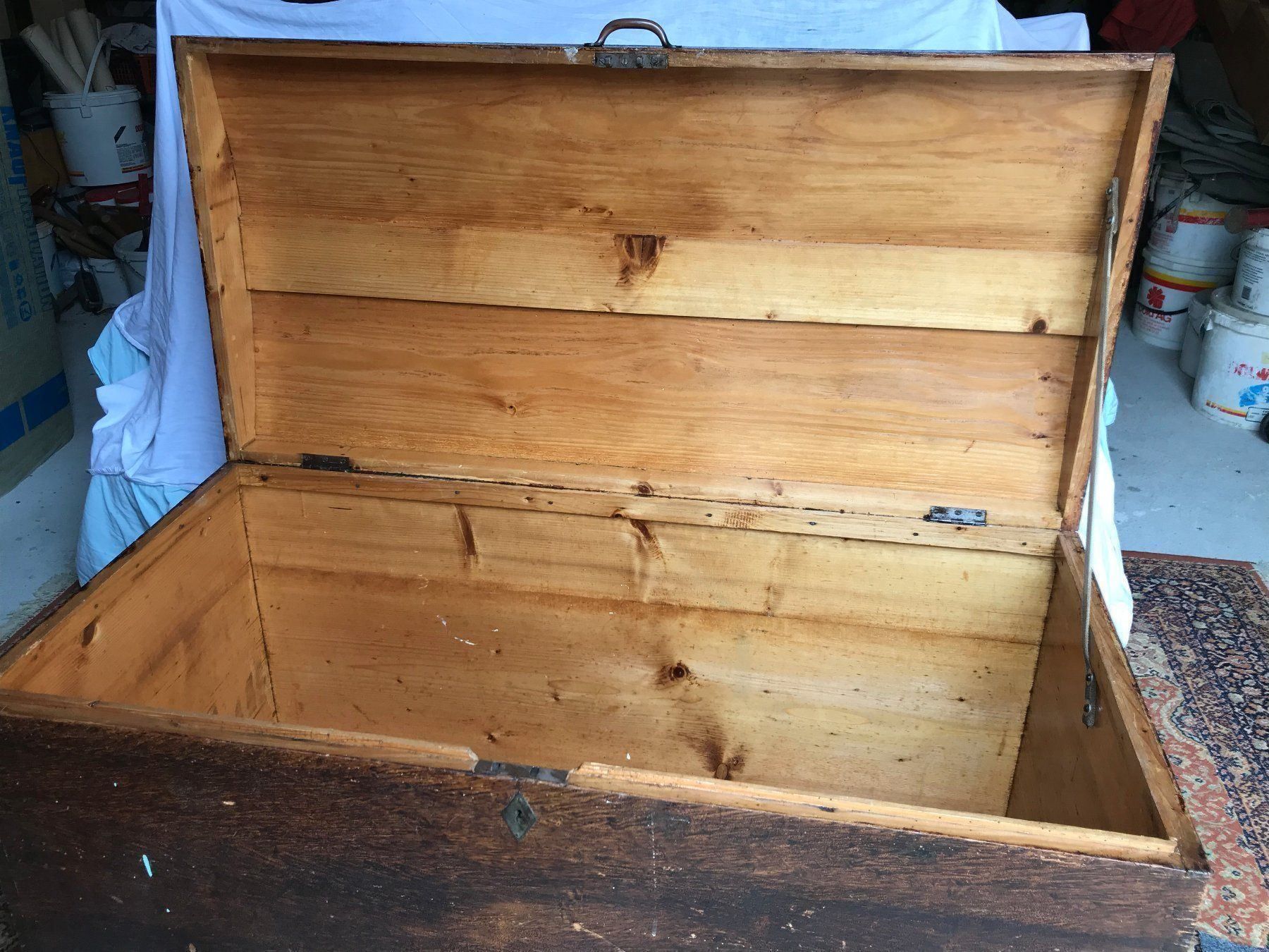Cassapanche: Grande malle en bois – Usato da Ste-Croix venduto da BuffetSC 5