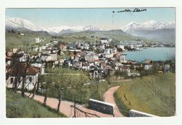Ansichtskarte Lugano mit See und Bergen 1911