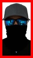 Bandana Schwarz Sturmmaske Maske Tuch Motorrad Staubschutz