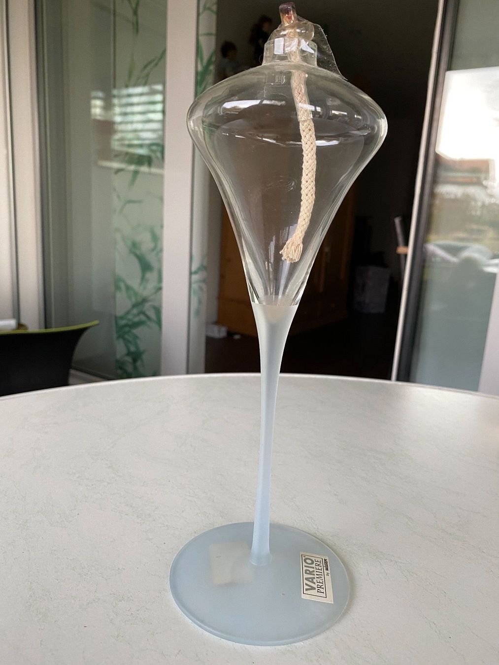 Lampade: PETROLEUMLAMPE GLAS 26cm – Usato da Dübendorf venduto da chlinibetris 1
