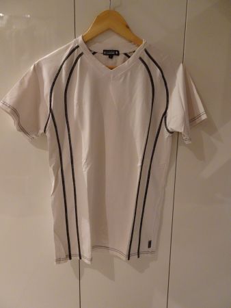 Herren Sport Shirt weiss von Cutting Edge Gr. S - Ri24.8
