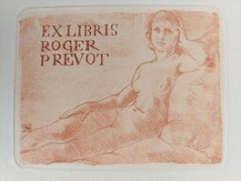 Exlibris Armand Rassenfosse - Original Radierung Erotik