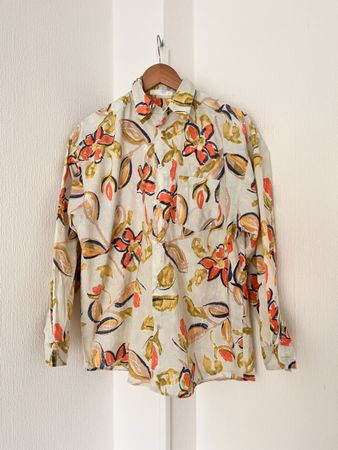 Vintage Esprit Shirt floral print size 36 good condition