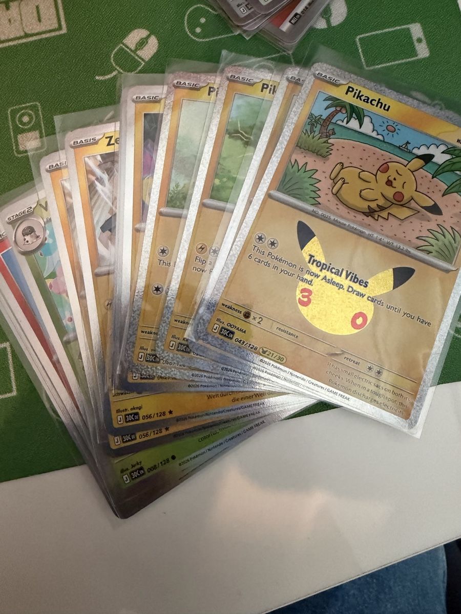 Pokémon Sammelbilder & Trading cards: 30th Anniversary Gemischt EN/DE – Gebraucht aus Lenzburg von cream_scream 6