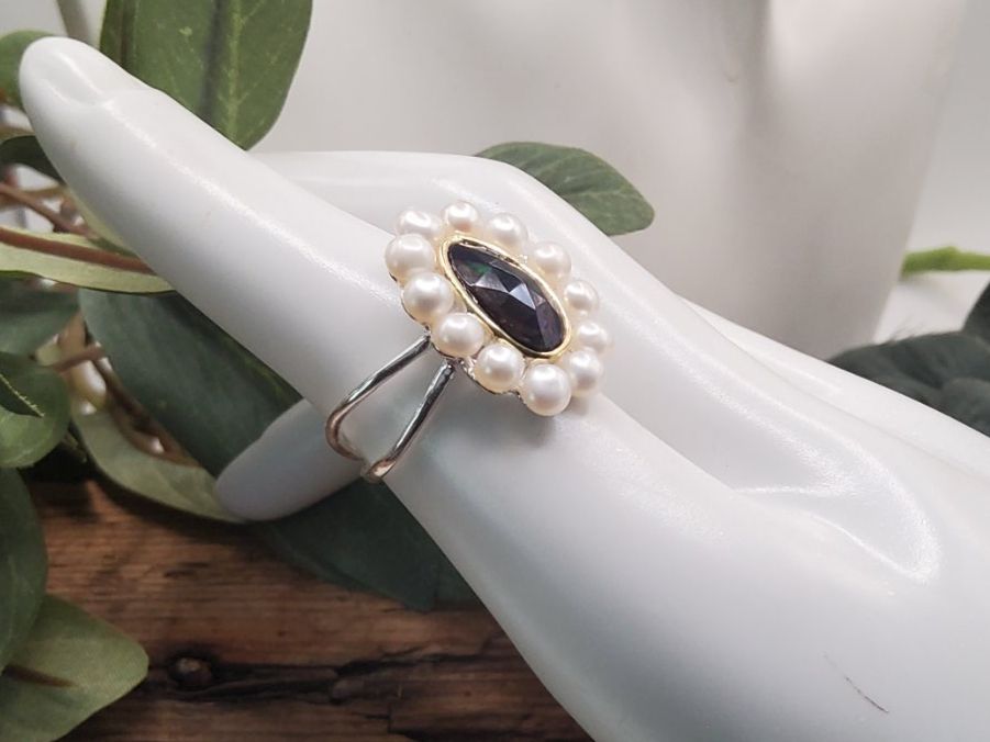 Anelli: Opal Ring im super Design Gr.54.5 – Nuovo (secondo la descrizione) da Luzern venduto da S.Kern01 2