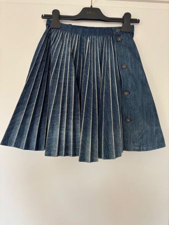 DIOR Denimjupe , feinste Baumwolle Gr. 32