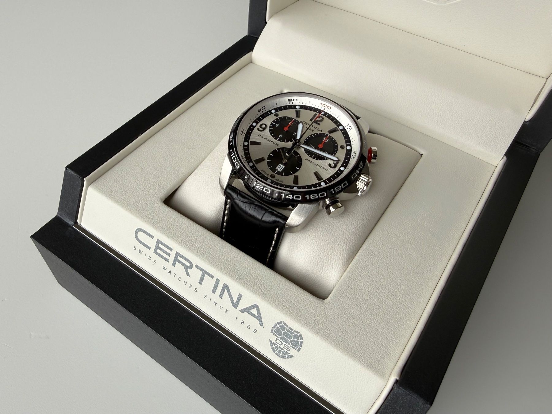 Certina Orologi: Certina DS Podium Big Size Chrono Precidrive 1/100 – Nuovo (secondo la descrizione) da Luzern venduto da Cabriolet 5