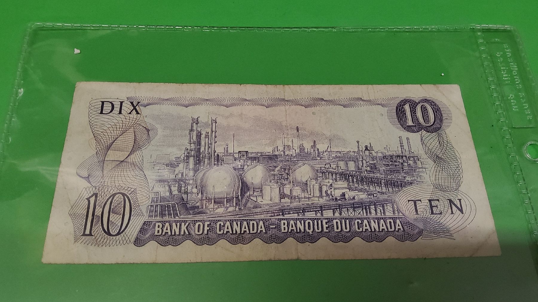 Banconote: Kanada 10 Dollar 1971 -  Banknote Kanada – Usato da Herisau venduto da Nluanalucas 1