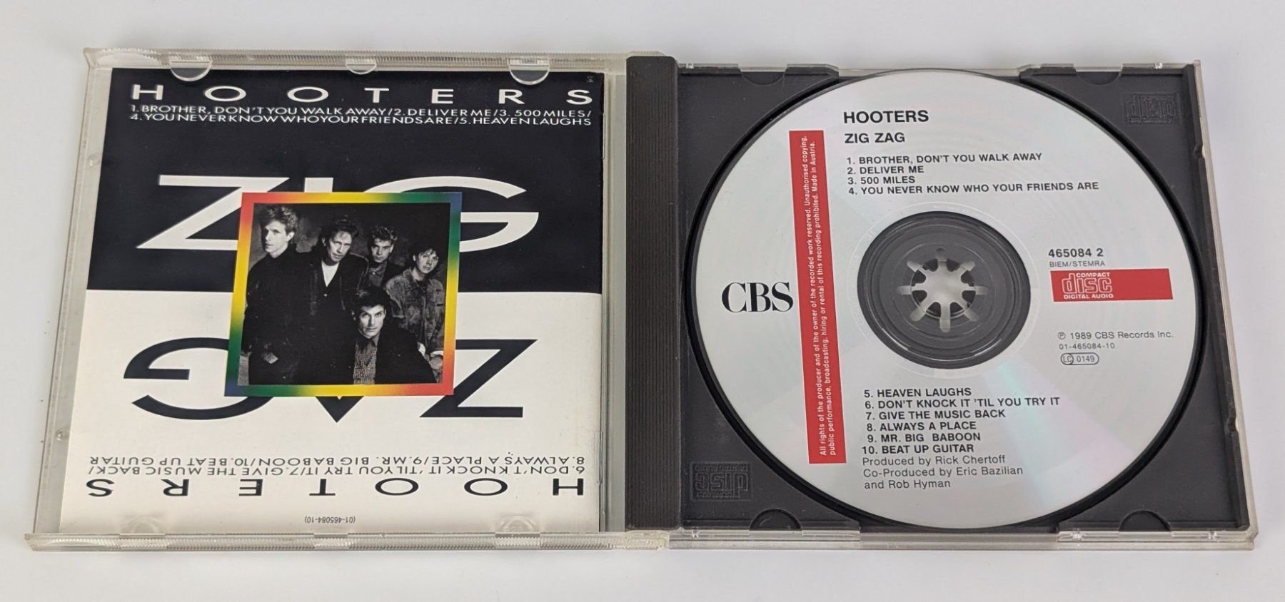 CD: Hooters - Zig Zag CD - 80er Kult Band! – Usato da Zürich venduto da 1.Simon 2