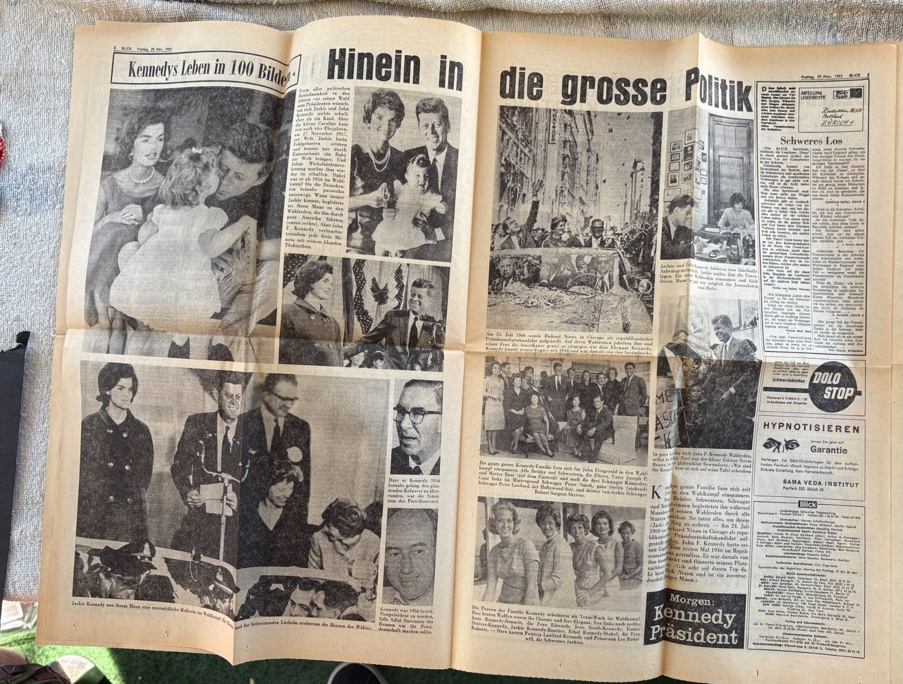 Riviste & Magazine: BLICK VOM 29. NOVEMBER 1963 – Usato da Ostermundigen venduto da Wyatt-Earp 3