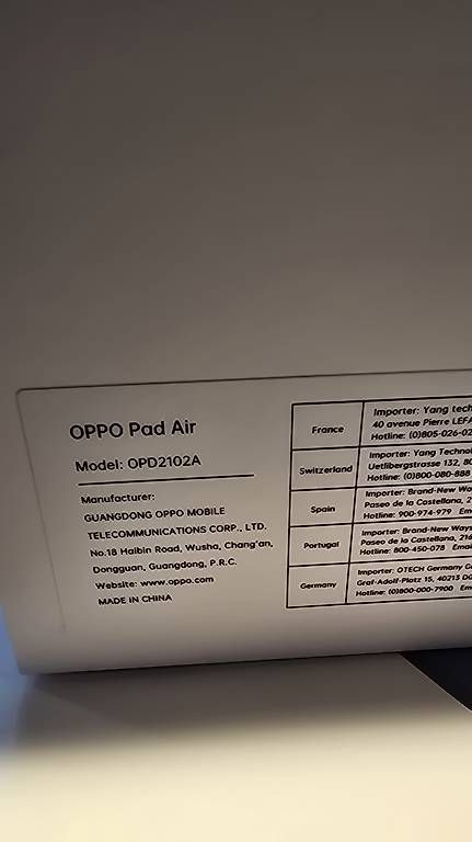 Oppo Tablet PC: OPPO Tablet 4GB 64GB  grau – Usato da Plagne venduto da mattvo66