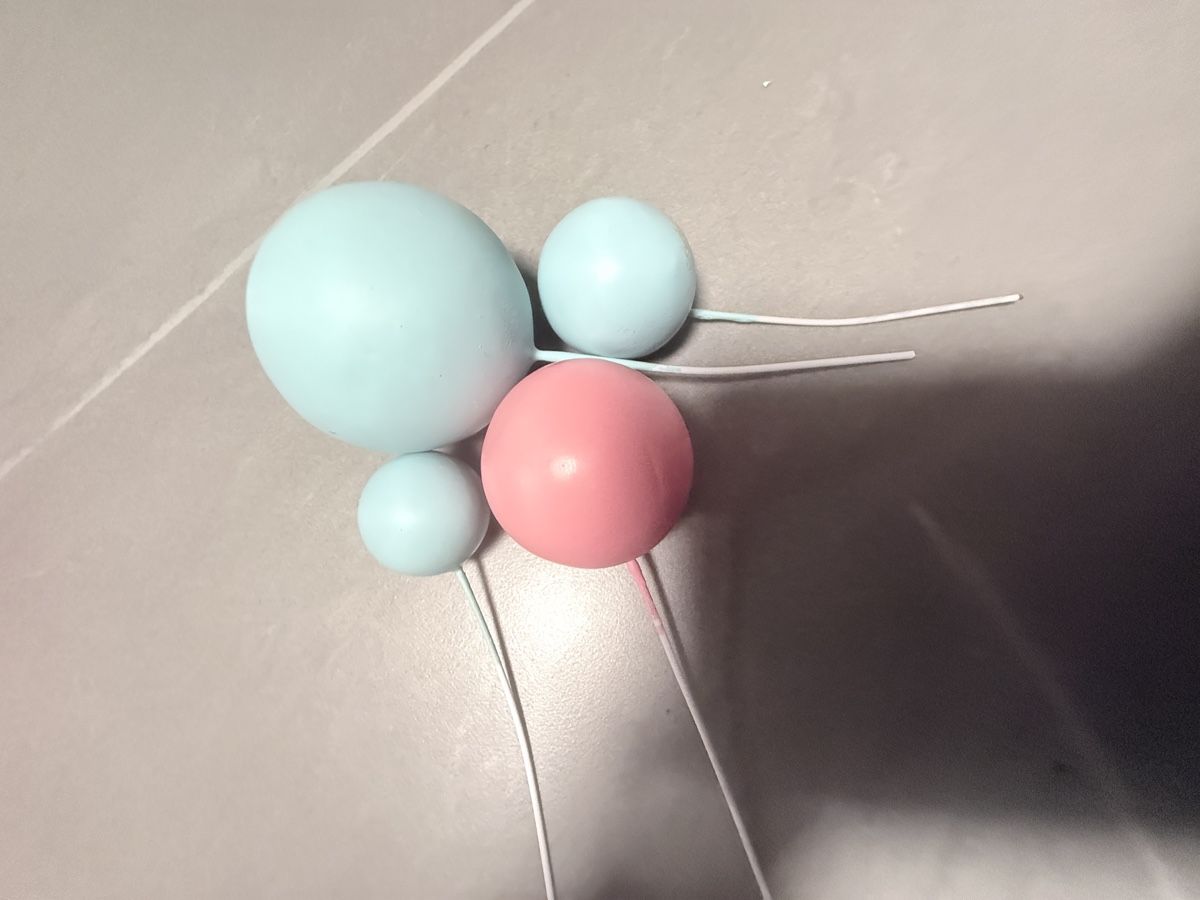 Tutte le decorazioni: Geburtstagsdeko, Rosa und Hellblau Kuchendeko – Usato da Zürich venduto da Krikri21 7