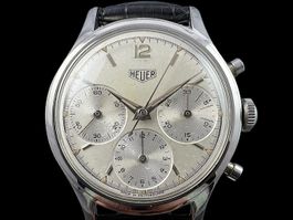 Vintage Heuer Chronograph Handaufzug Valjoux 72 36mm *U623