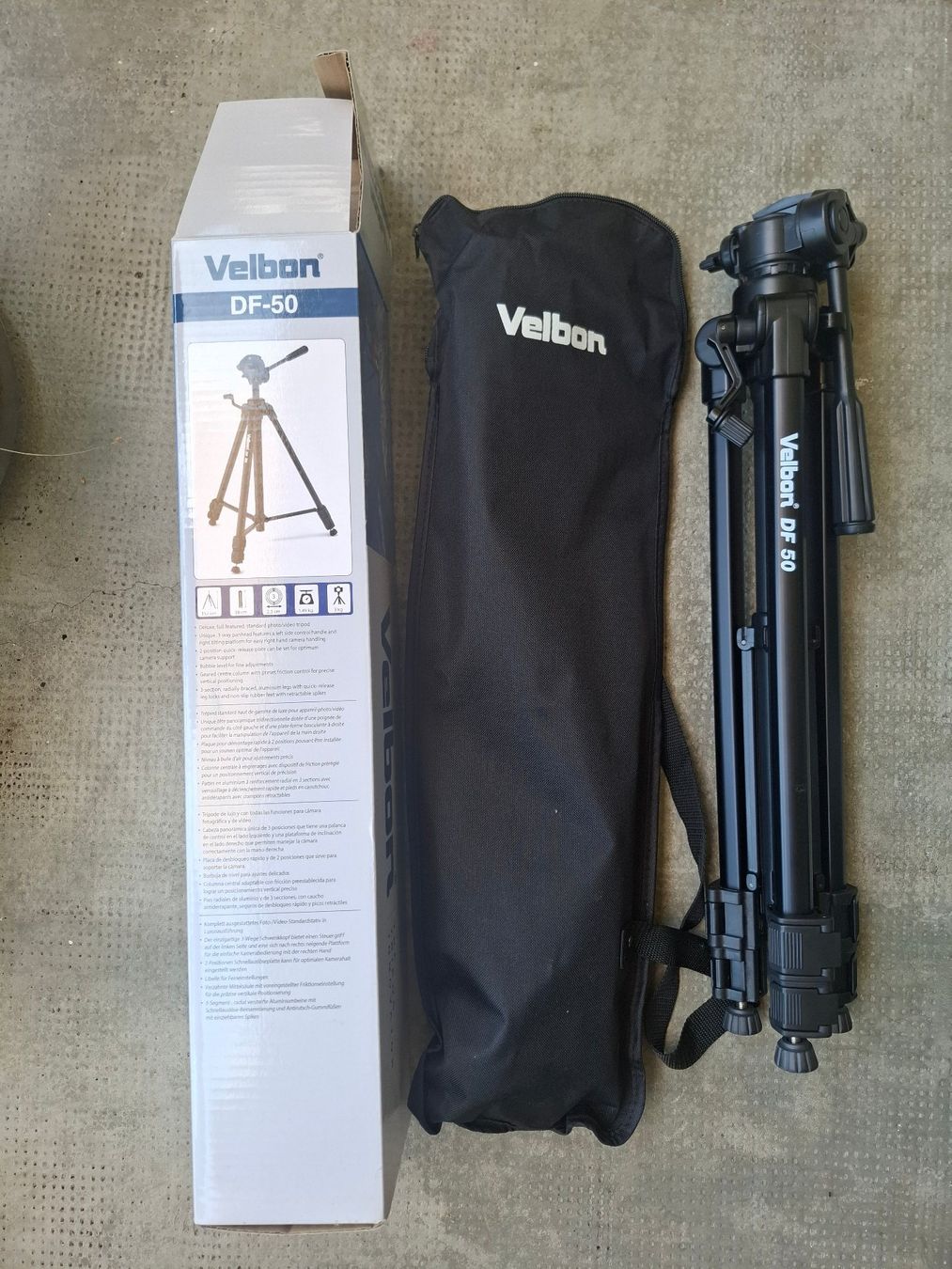 Velbon Treppiedi & Teste: Velbon df-50 Kamerastativ – Usato da Basel venduto da gillussiuss