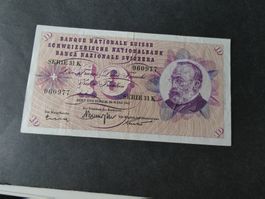 Schweiz 1963, 10 Franken